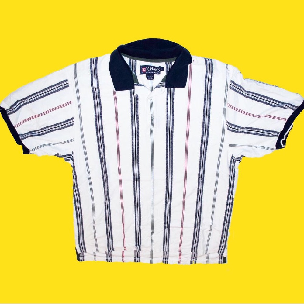 Chaps by Ralph Lauren 90’s striped polo